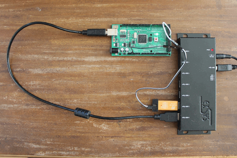sduino MB 208 with Demo running